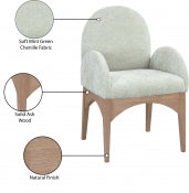 The Waldorf Chenille fabric Dining Arm Chair