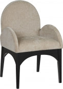 The Waldorf Chenille fabric Dining Arm Chair