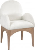The Waldorf Chenille fabric Dining Arm Chair