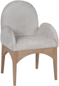 The Waldorf Chenille fabric Dining Arm Chair