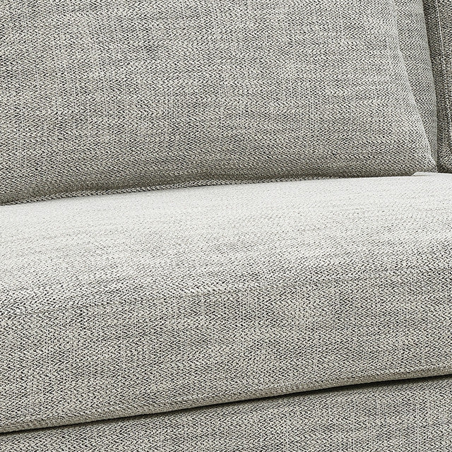 Wood, 3-seater Bolstered Sofa, Tan/black Kd