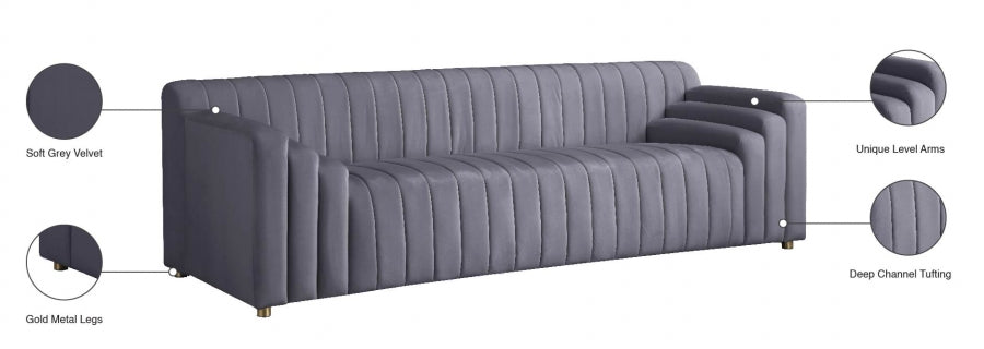 Naya Velvet Sofa