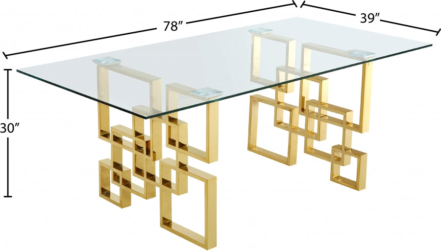 Gold Dining Table