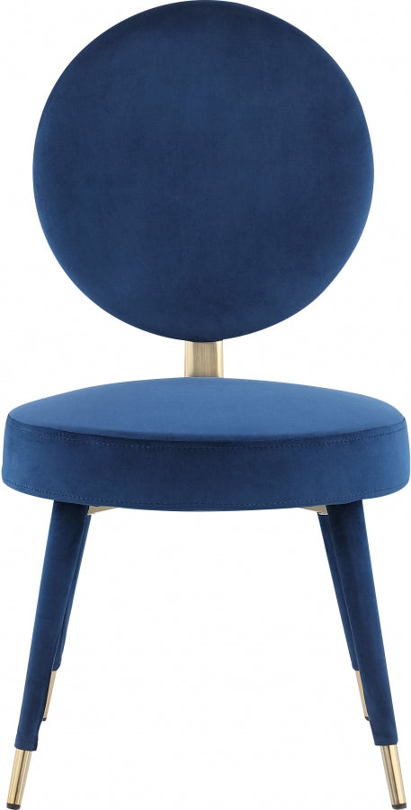 NAVY BLUE DINING CHAIR|SET OF 2