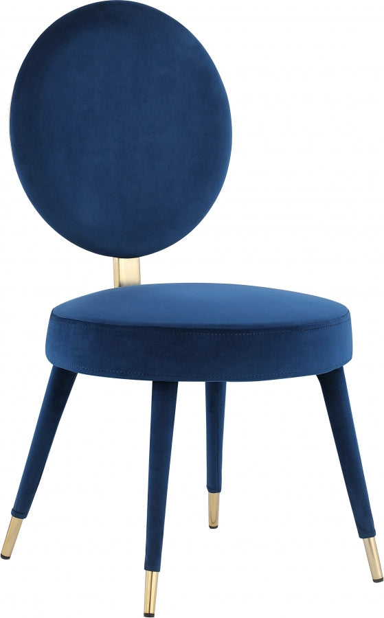 NAVY BLUE DINING CHAIR|SET OF 2