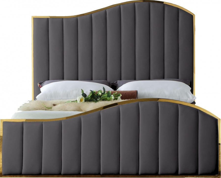 Jolie Velvet Bed