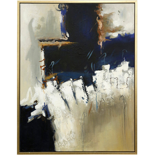 FRAMED CANVAS ART - Hand Painted