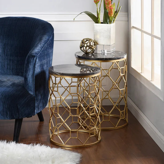 ROUND TABLE SET OF 2
