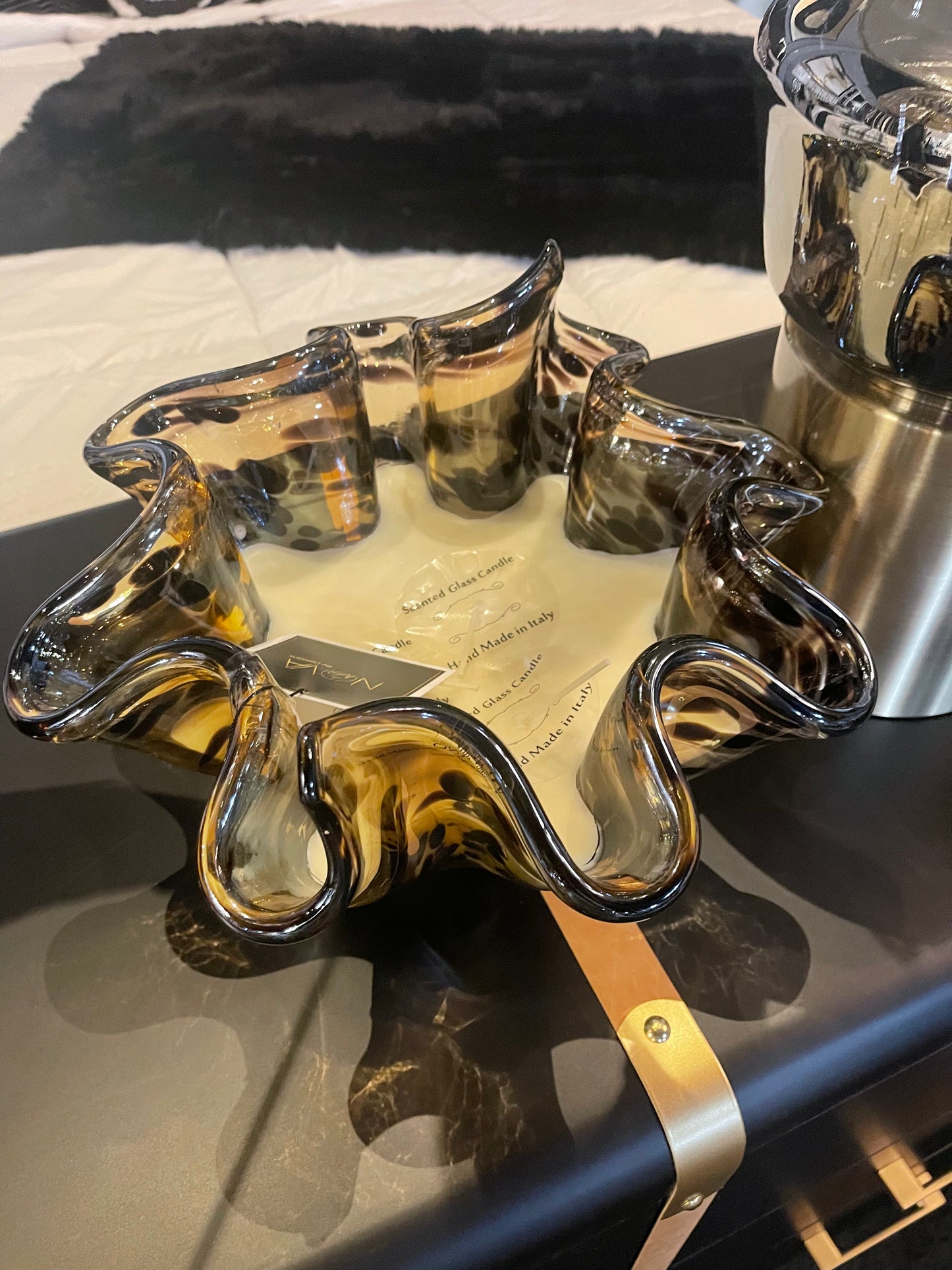 MURANO BOWL CANDLE