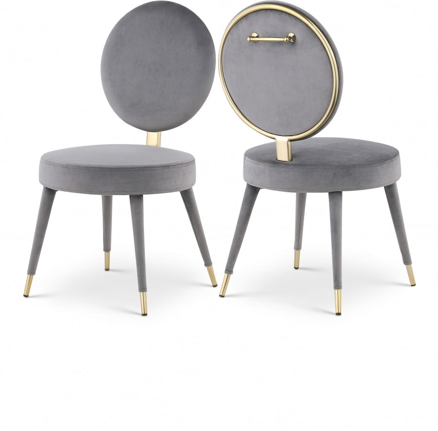NAVY BLUE DINING CHAIR|SET OF 2