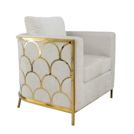 Verona Gold Accent Chairs