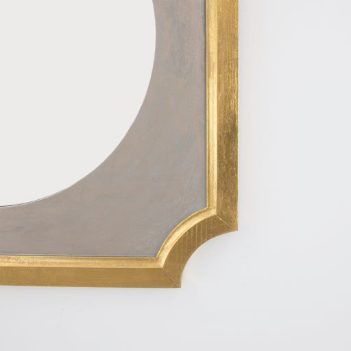 CHAMPAGNE AND GOLD MIRROR/